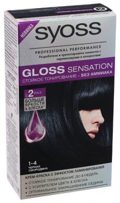 Syoss Gloss Sensation Мягкая крем-краска для волос, 1-4 Черная смородина