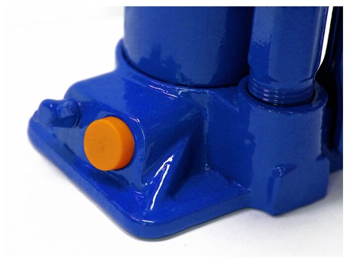 Домкрат бутылочный гидравлический KRAFT КТ 800018 (10 т) синий