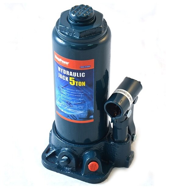 Домкрат бутылочный гидравлический MegaPower M-90504S (5 т) синий