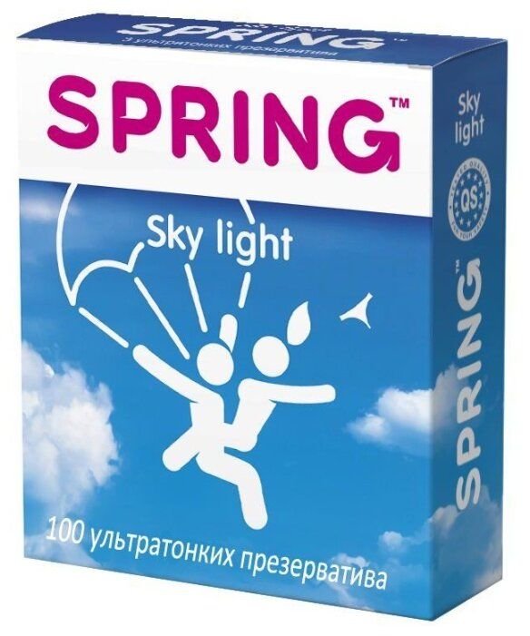 Презервативы Spring Sky Light (100 шт.) Презервативы Spring Sky Light (100 шт.)