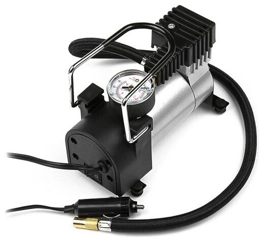 Автомобильный компрессор Torso Торнадо 25 черный/серебристый