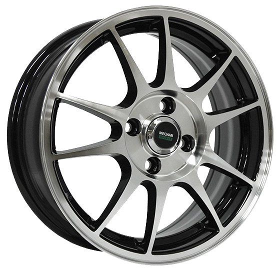 Колесный диск Megami MGM-5 6x15/4x100 D60.1 ET50 BKF Колесный диск Megami MGM-5 6x15/4x100 D60.1 ET50 BKF