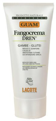 Guam крем Fangocrema Dren Gambe Glutei Cream против отёков с дренажным эффектом для тела 200 мл