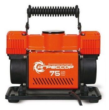 Автомобильный компрессор Агрессор AGR-75 оранжевый