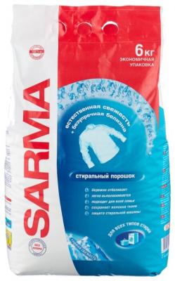 Стиральный порошок SARMA Горная свежесть 6 кг пластиковый пакет