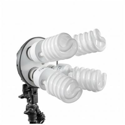 Комплект флуоресцентных осветителей с софтбоксами и зонтами Rekam CL4-615-SB UM Boom Kit