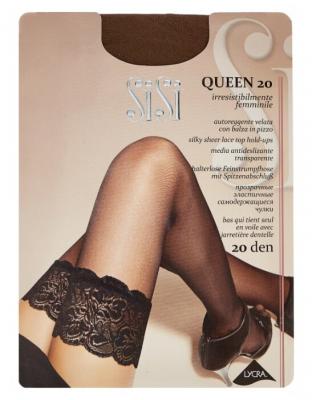 Чулки Sisi Queen 20 den, размер 2-S, naturelle (коричневый)