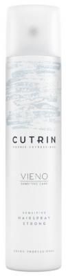 Cutrin Vieno Лак для волос Sensitive Hairspray Strong, сильная фиксация, 300 мл