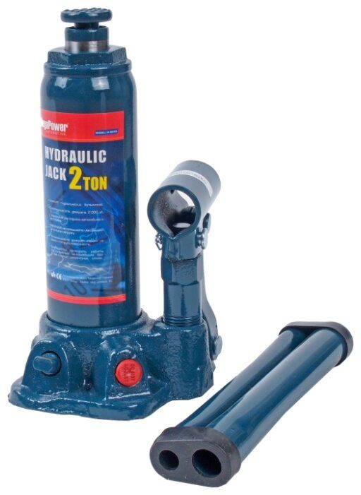 Домкрат бутылочный гидравлический MegaPower M-90204 (2 т) синий