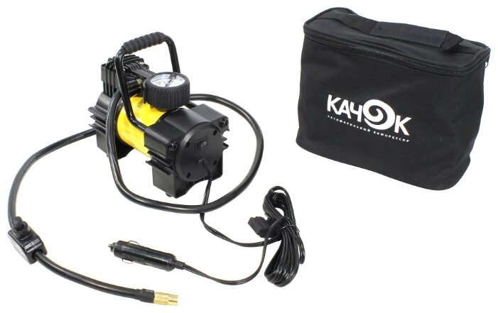 Автомобильный компрессор Качок K90 желтый
