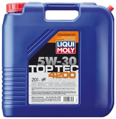 Моторное масло LIQUI MOLY Top Tec 4200 5W-30, 20 л