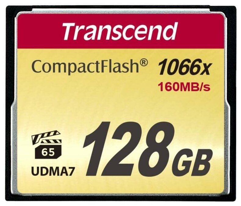 Карта памяти transcend compact flash 128 гб