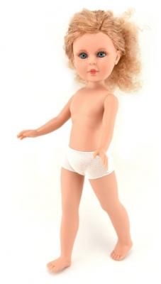Кукла Vidal Rojas Найя кудрявая блондинка без одежды, 35 см, 6548