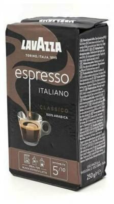 Кофе молотый Lavazza Espresso Italiano, 20 упаковок по 250г