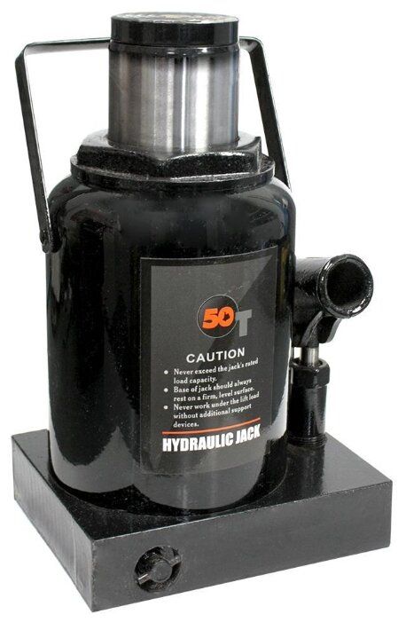 Домкрат бутылочный гидравлический WIEDERKRAFT WDK-81500 (50 т) черный