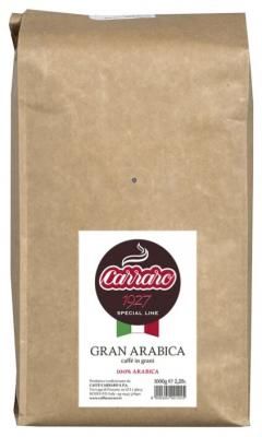Кофе в зернах Carraro Gran Arabica, арабика, 1000 г