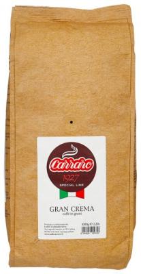 Кофе в зернах Carraro Gran Crema, арабика, 1000 г