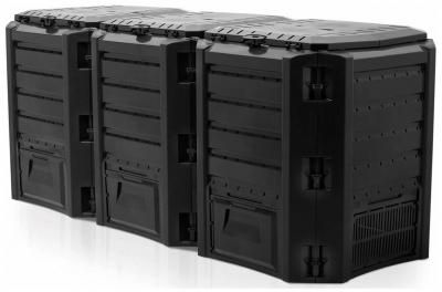 Модульный компостер Compogreen IKST, черный, 1200 литров