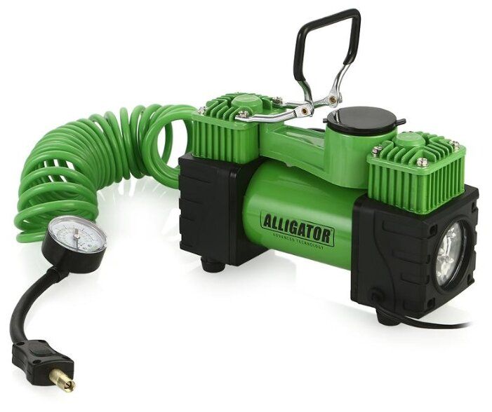 Автомобильный компрессор Alligator AL-500 зеленый