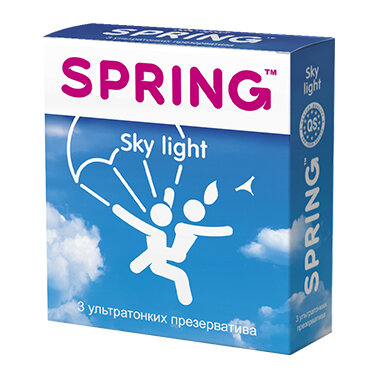 Презервативы Spring Sky Light (9 шт.) Презервативы Spring Sky Light (9 шт.)