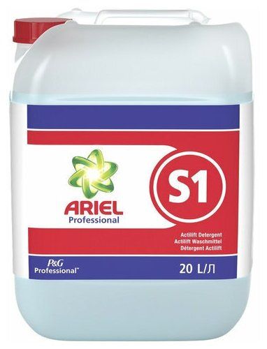 Средство для стирки жидкое 20 л ARIEL (Ариэль) S1 ActiliftDeter, гель-концентрат, 81668705, 1 шт. Средство для стирки жидкое 20 л ARIEL (Ариэль) S1 ActiliftDeter, гель-концентрат, 81668705, 1 шт.